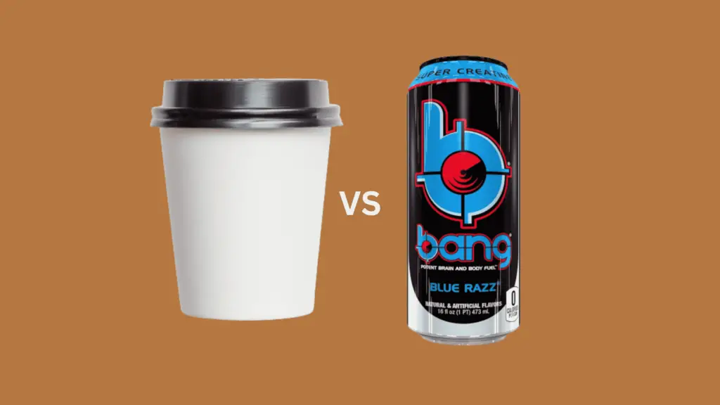 Coffee vs Bang Energy Drink