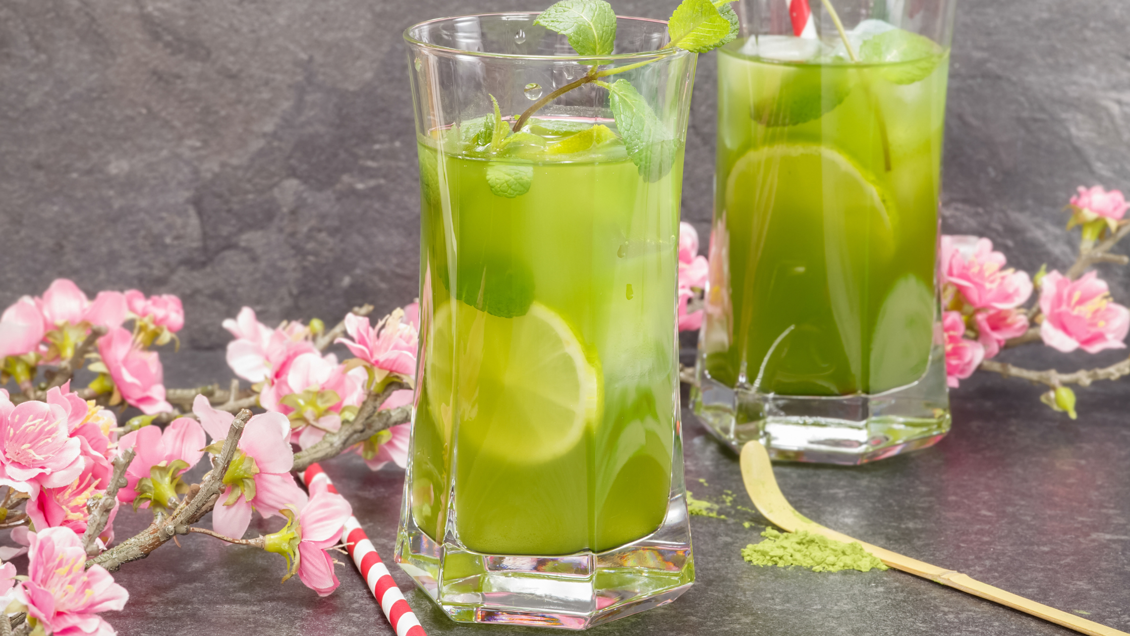 Matcha Mint Iced Tea Recipe