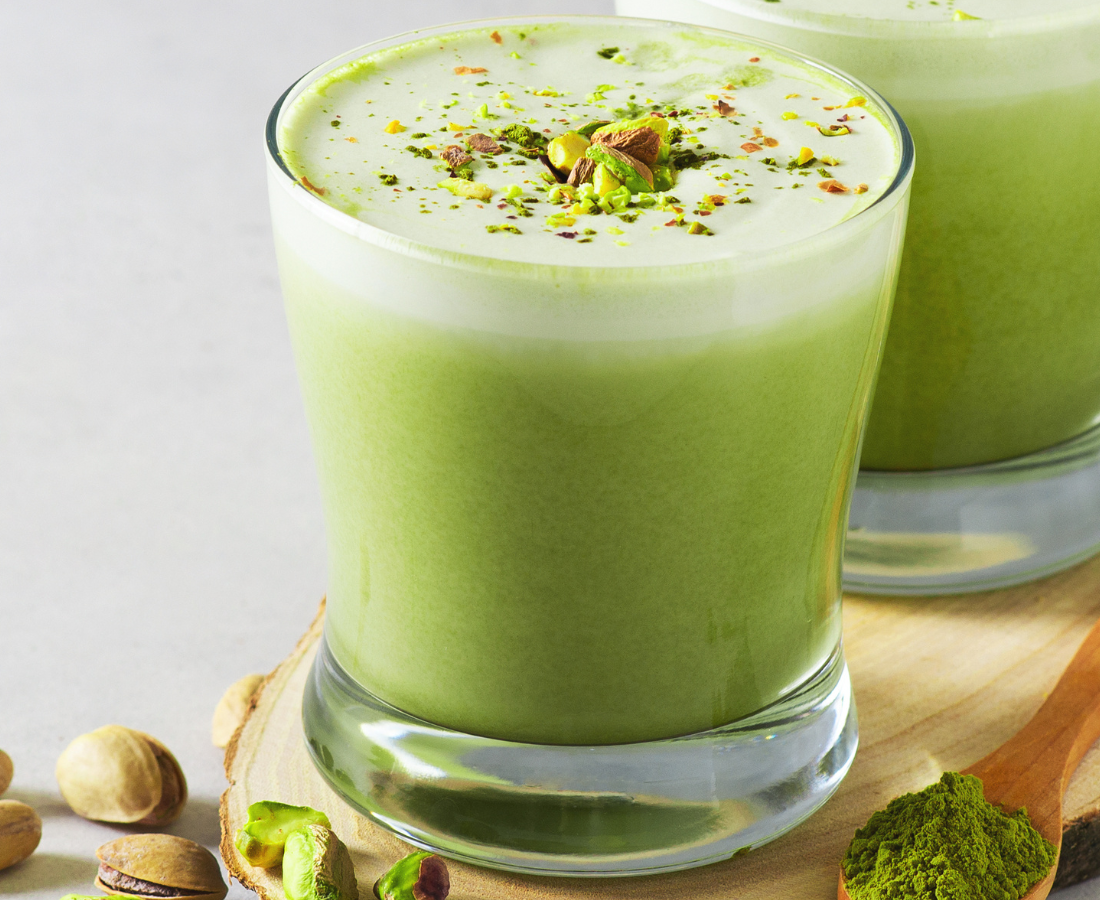 Pistachio Matcha Latte Recipe